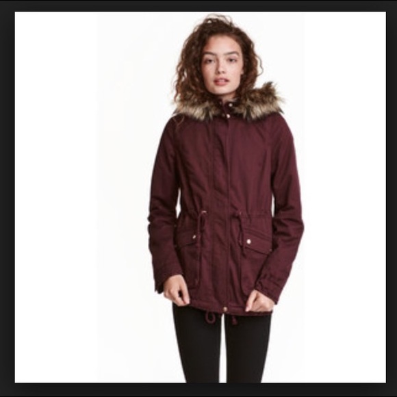 H&M Jackets & Blazers - H&M purple Coat/Parka